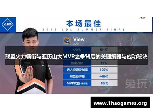 联盟火力领衔与亚历山大MVP之争背后的关键策略与成功秘诀